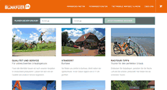Desktop Screenshot of fahrradverleih-burhave.de